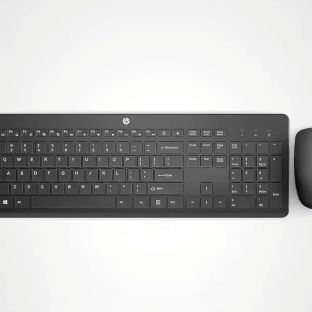 HP 230 Wireless Keyboard & Mouse Combo Black | 2.4GHz USB Receiver PC Laptop